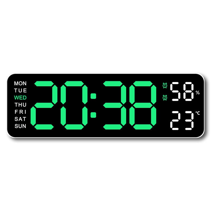 TimeLite™ - Improved Digital Wall Clock with Large Display