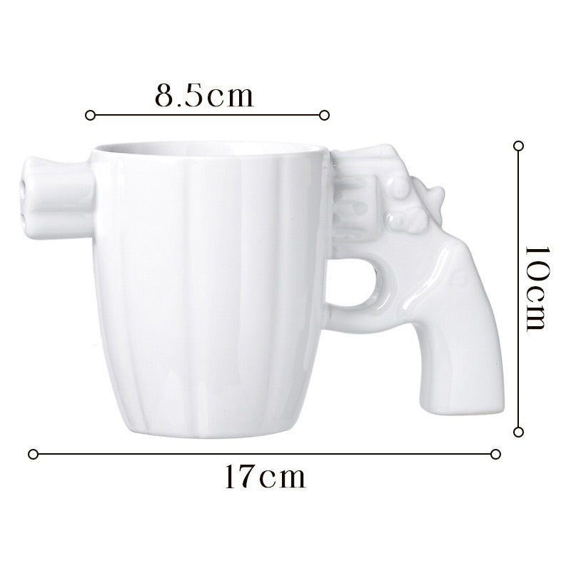 GunMug™ - Creative Novelty Coffee Mug with Revolver Handle