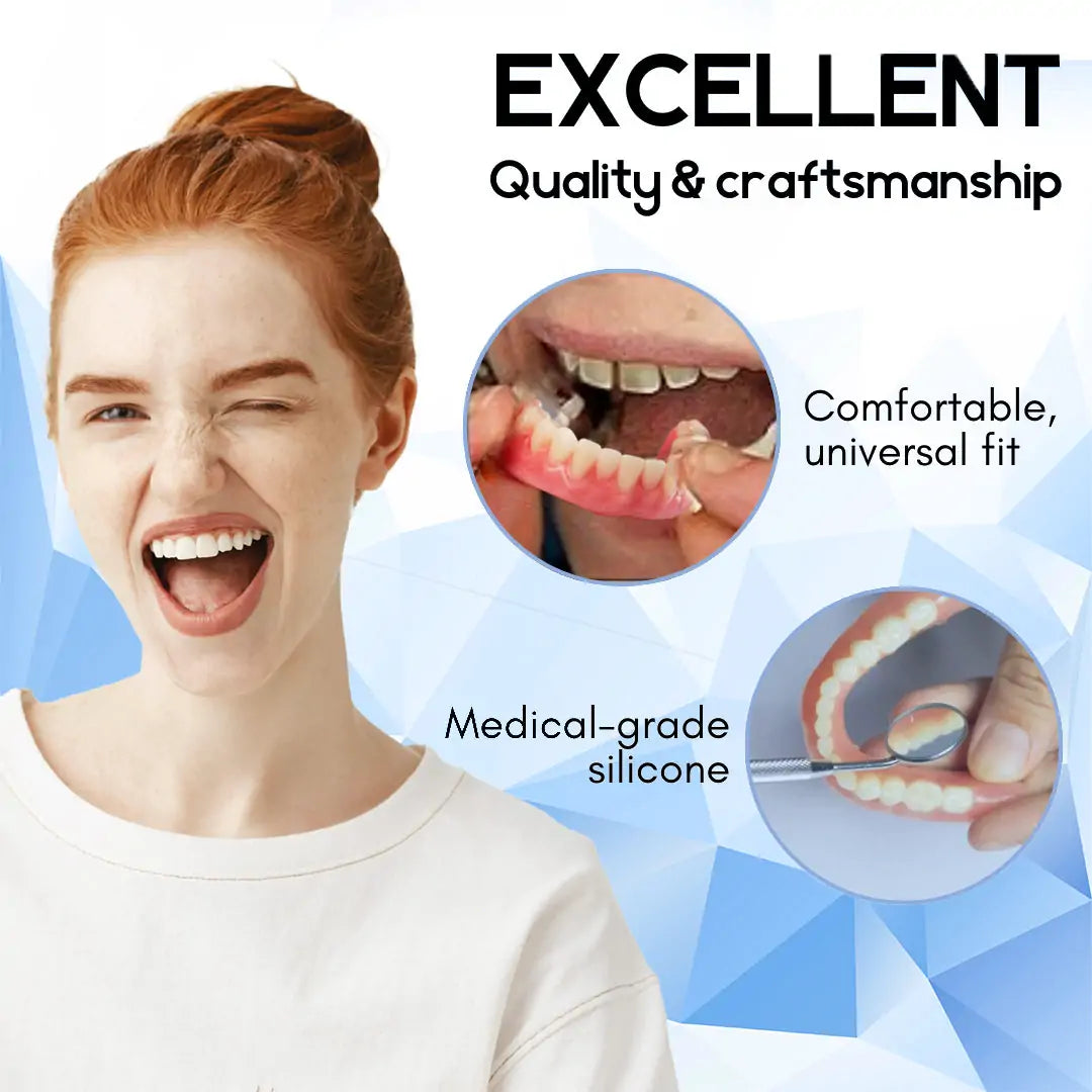 SmilePro™ – High-quality, Individually Fitted Silicone Denture Set