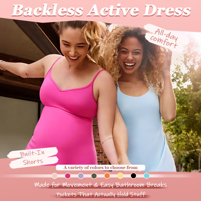 VelaFlow™ Dress — freedom of movement, look flawless all day