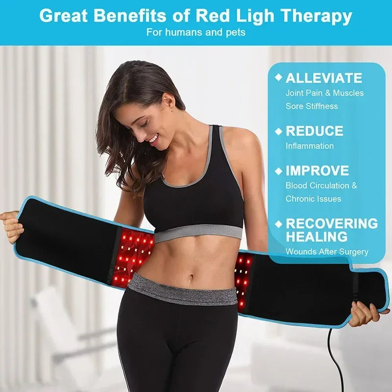 CoreVive™ Red Light Therapy Belt – Shape a confident, pain-free waist with effortless light power