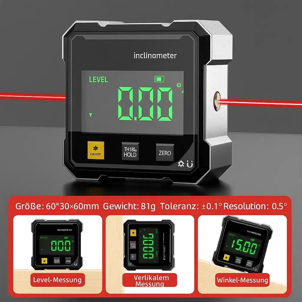 PrecisionPro™ Digital Angle Gauge – Perfect every angle with millimeter accuracy