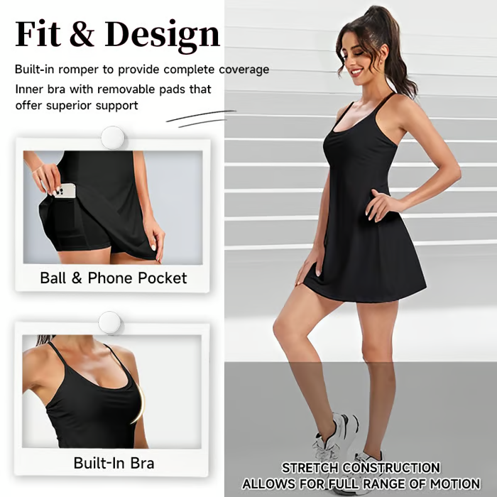 VelaFlow™ Dress — freedom of movement, look flawless all day
