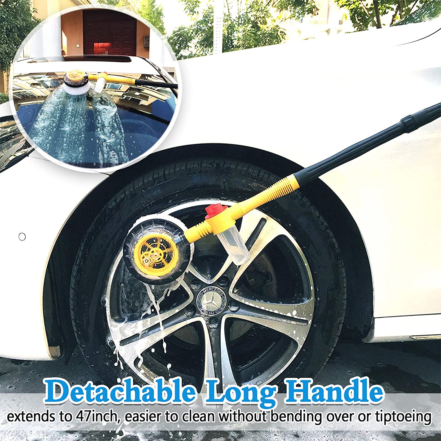 SpinClean™ - New Self-Rotating Car Wash Cloth Unit Motor