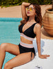 CurveWave™ – Bikini Set Women's High Waist Tankini V-Neck Bikini Set