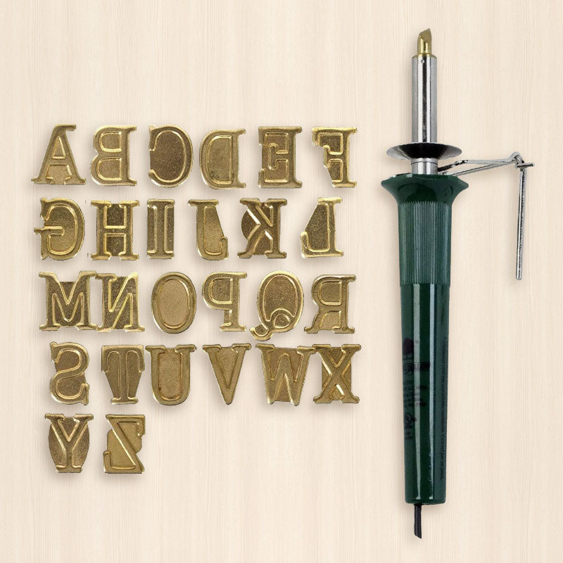 Inscript™ - Stamp Set for Burning on Wood for Personalizing Your DIY Projects