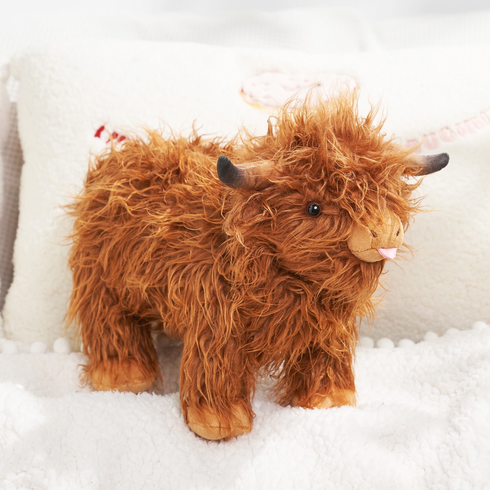 CuddleCoo™ – Realistic Highland Cow Design