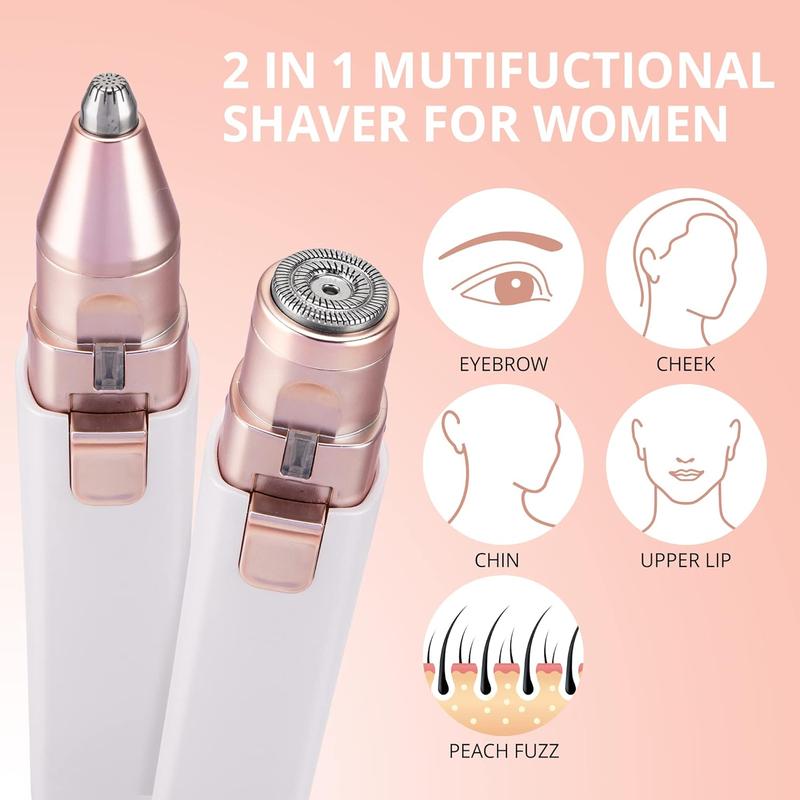 GlowTrim™ - Women's Eyebrow and Facial Hair Removal Device