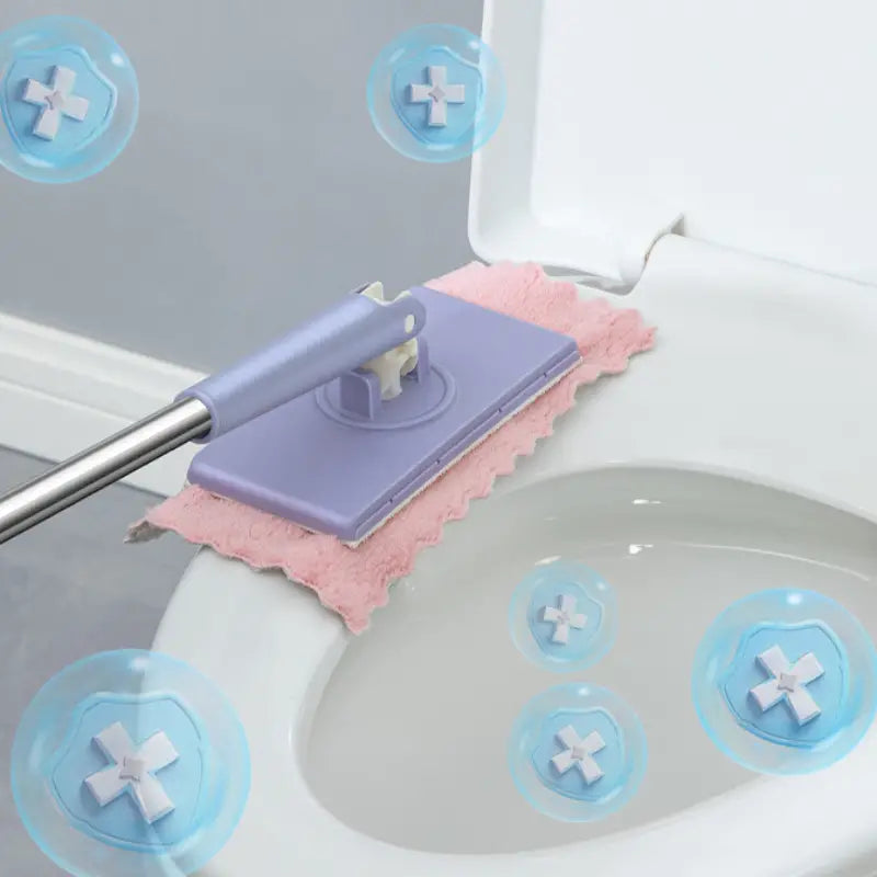 1+1 Free | BuffTowel™ Mop With Automatic Cloth Change Clip
