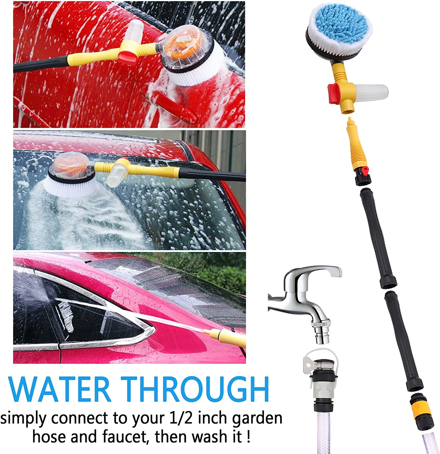 SpinClean™ - New Self-Rotating Car Wash Cloth Unit Motor