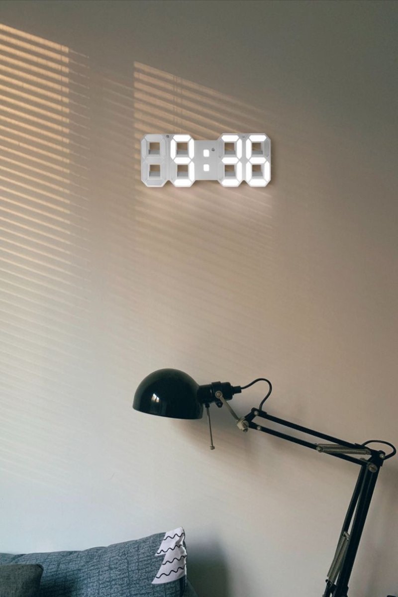 LumaPulse™ 3D LED Wall Clock – Transform Your Space with Stunning Mood-Enhancing Lighting
