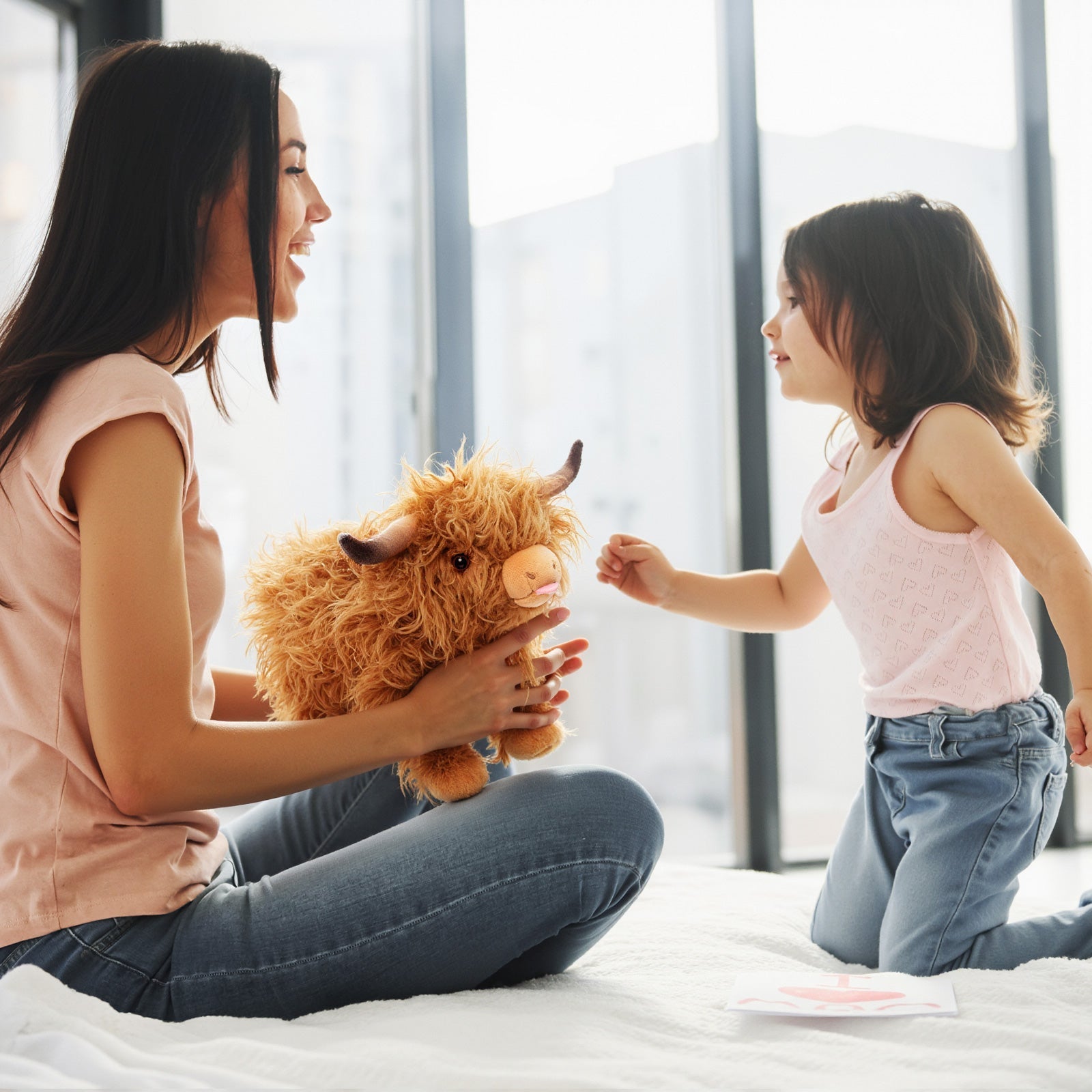 CuddleCoo™ – Realistic Highland Cow Design