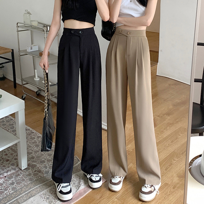 Katimy™ - High-waisted wide-leg trousers