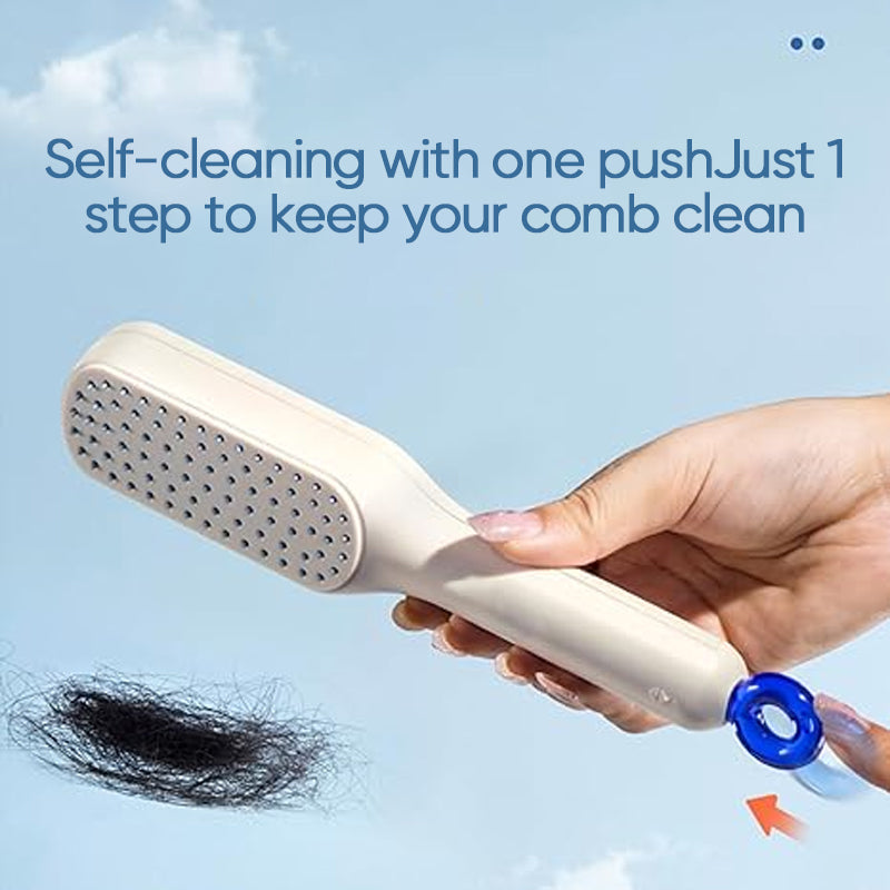 Glide™ - Self-Cleaning Anti-Static Massage Comb