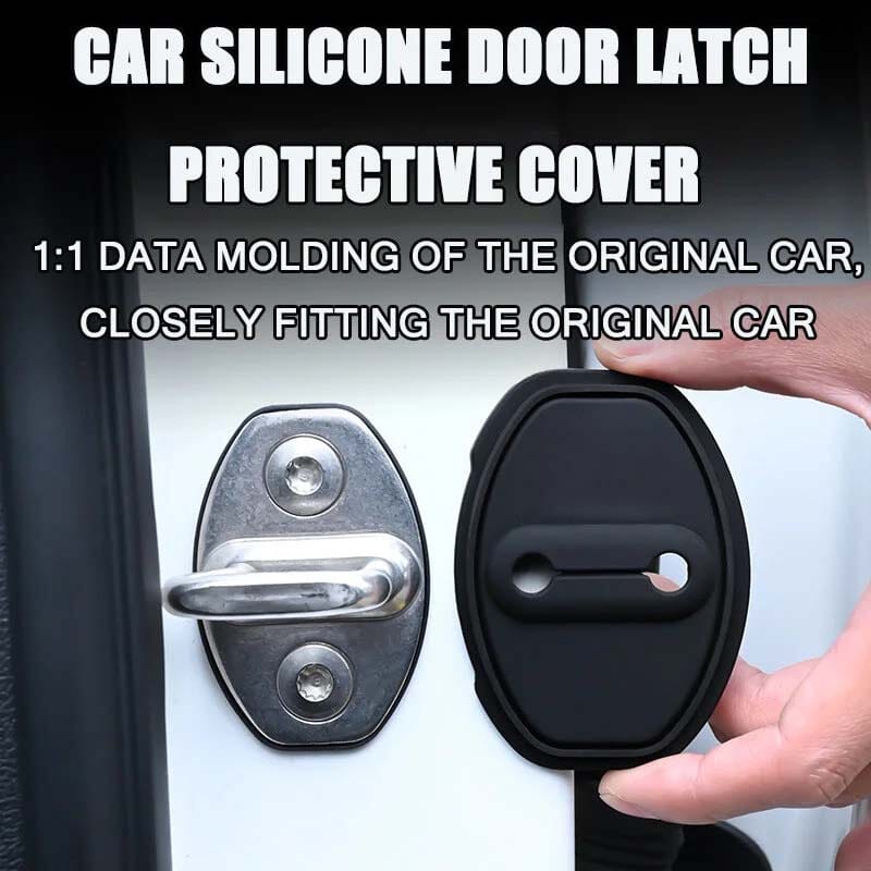 LatchGuard™ - Silicone  Protective Cover for Car Door Locks (4 Pieces)