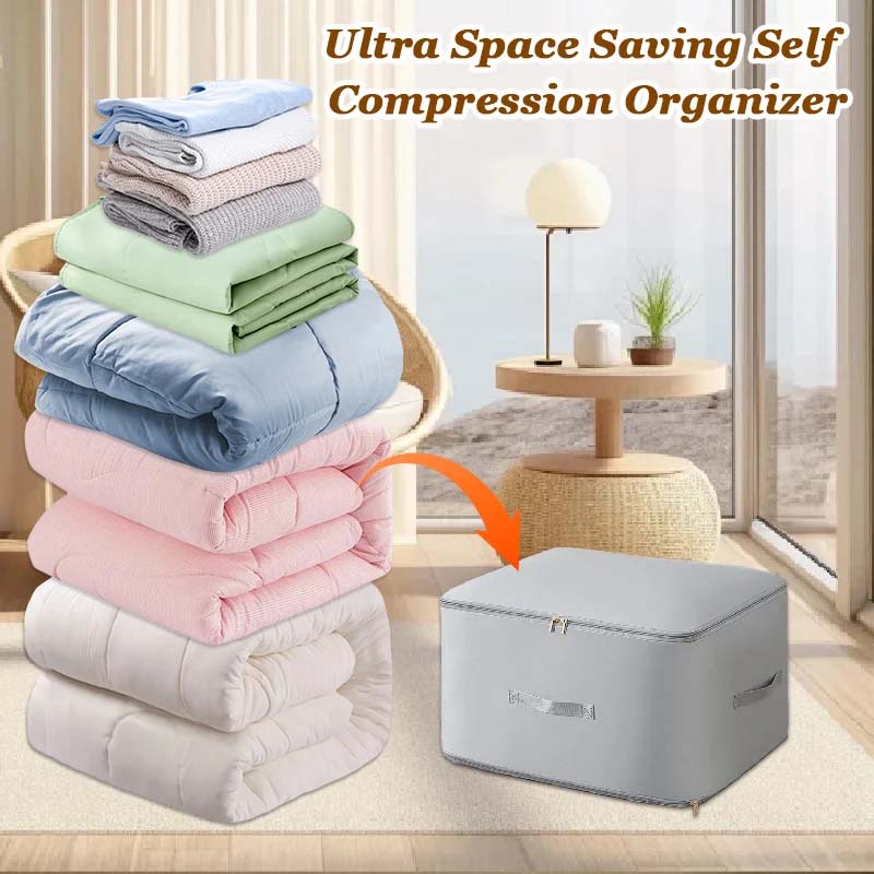 Compressa™ - Ultra Space-Saving Self-Compressing Organizer