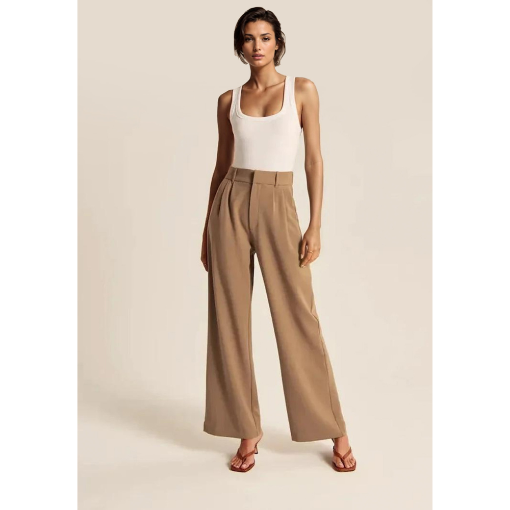 Eva™ - Tapered pants with wide legs