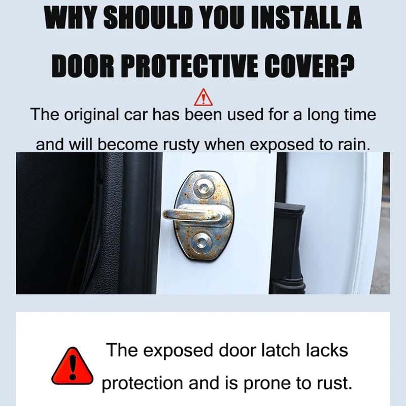 LatchGuard™ - Silicone  Protective Cover for Car Door Locks (4 Pieces)