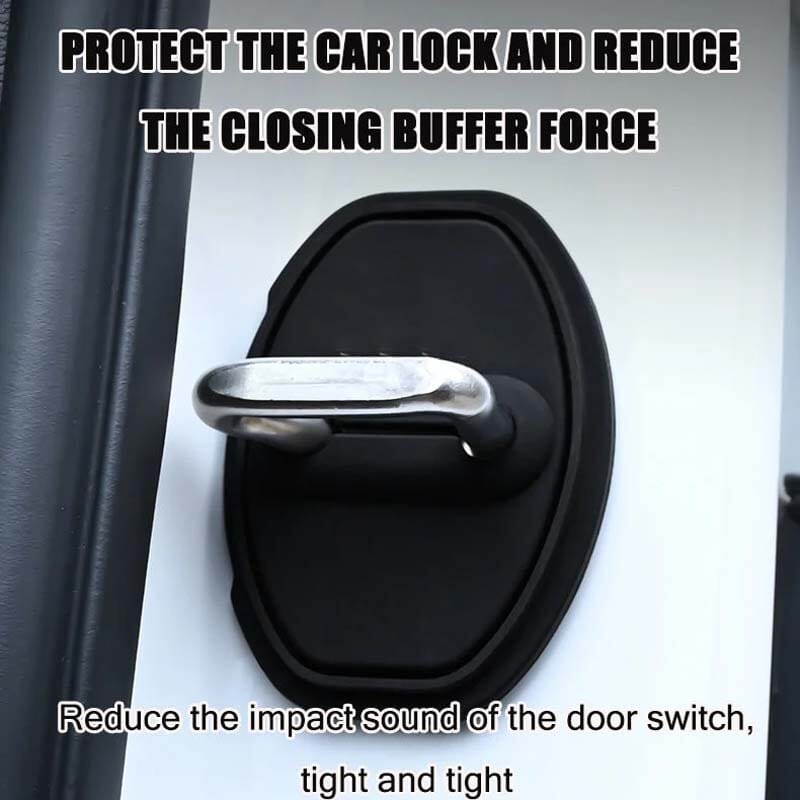 LatchGuard™ - Silicone  Protective Cover for Car Door Locks (4 Pieces)