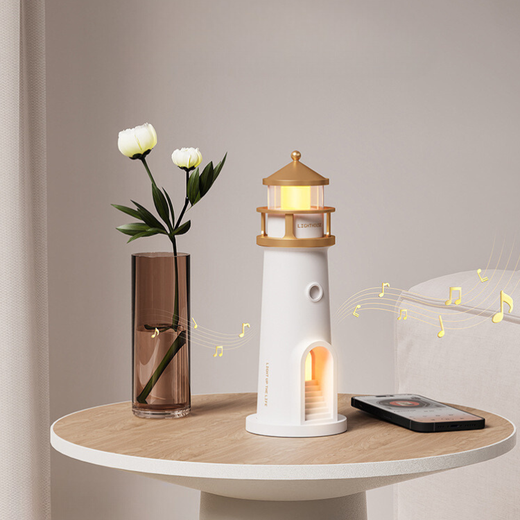 LunaBeam™ - Moonlight Lighthouse Projection Lamp Bluetooth Speaker