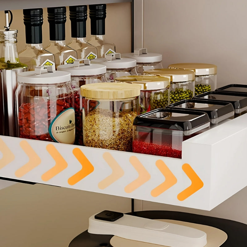 GlideNest™ Organizer – Transform Your Kitchen Chaos into Calm, Reachable Order