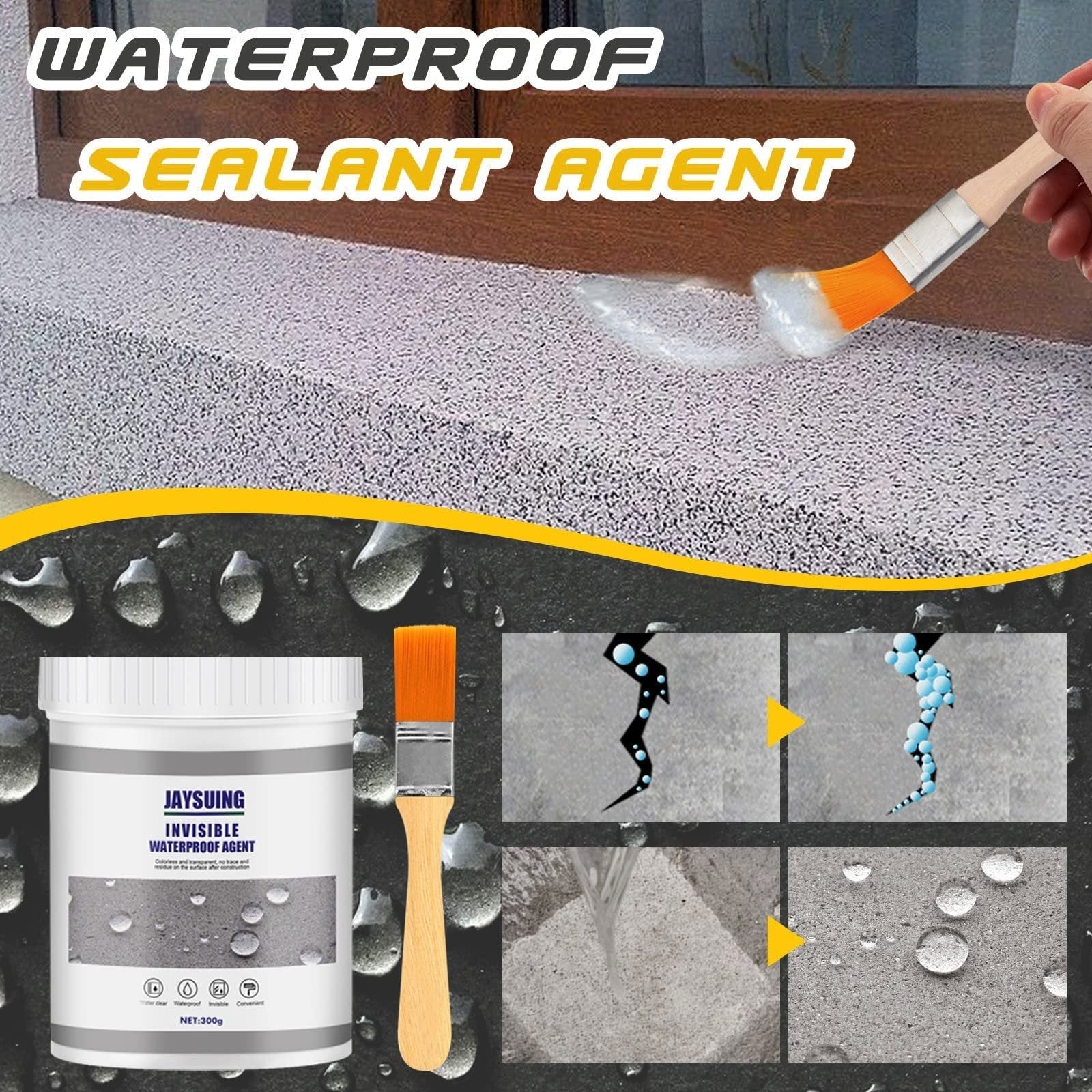Anti-Leak Agent™ - Super strong, invisible, waterproof