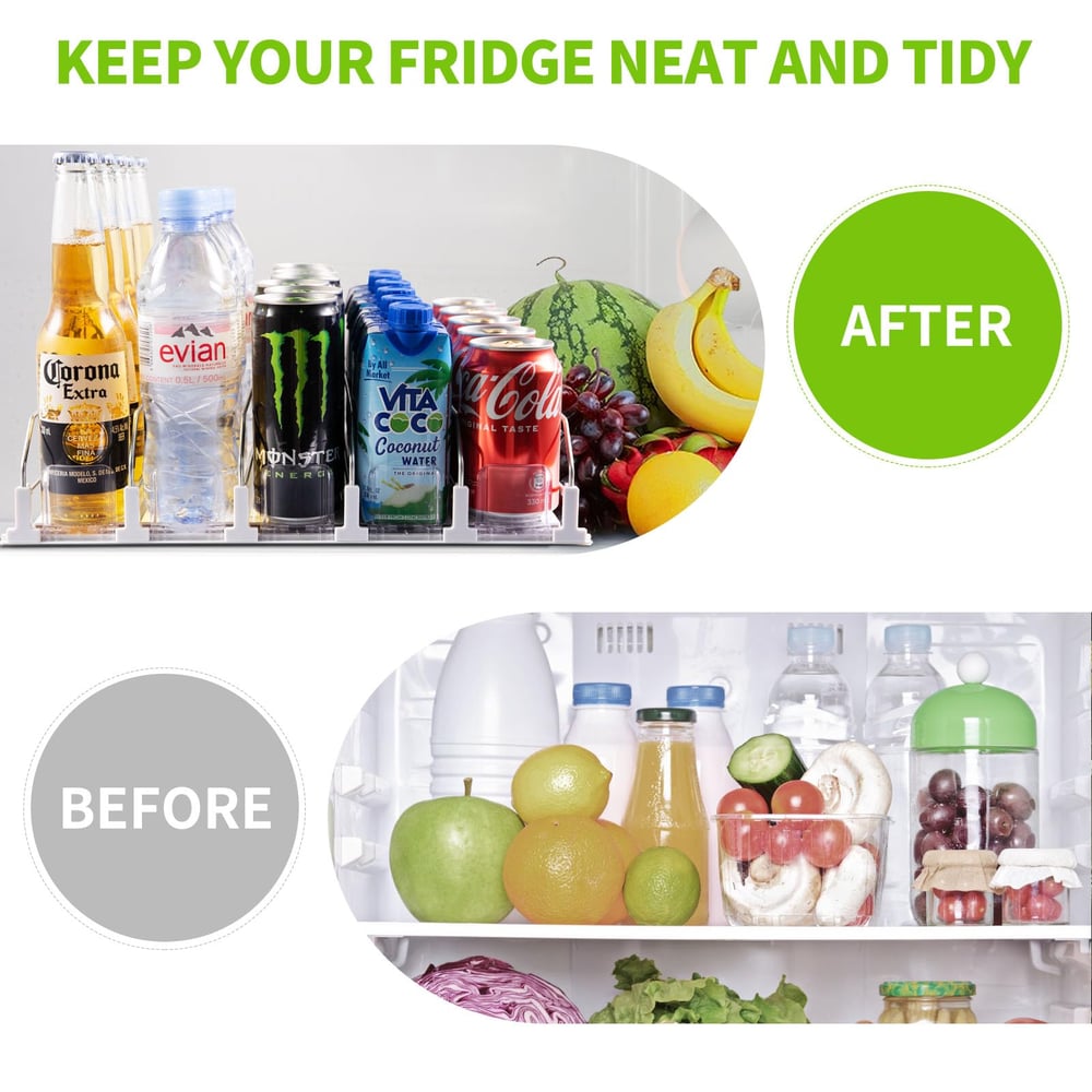 FlowBreeze™ Beverage Organizer – effortless access to any drink, anytime