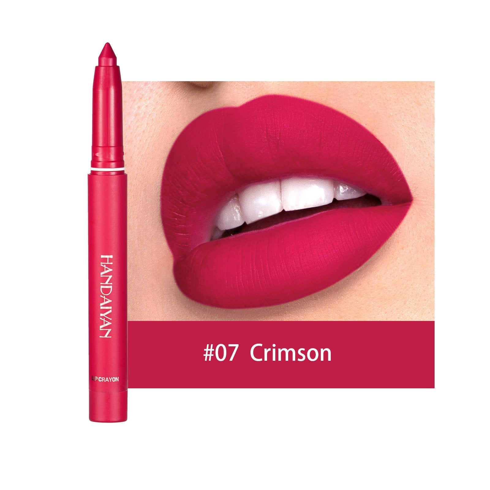 1+1 FREE | GlamPen™ Colored, Rotatable, Sharpenable, Matte Lipstick Pencils