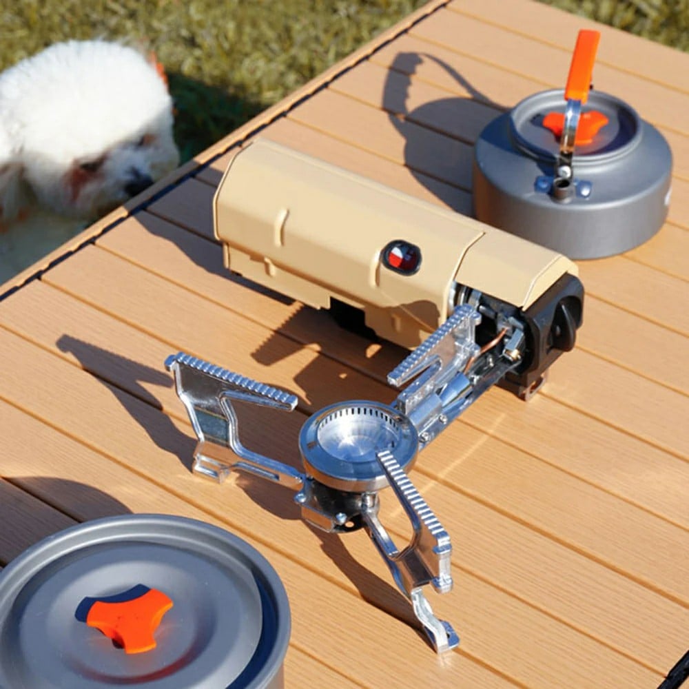 FlameFold™ - Compact Folding Spyder Camping Gas Stove