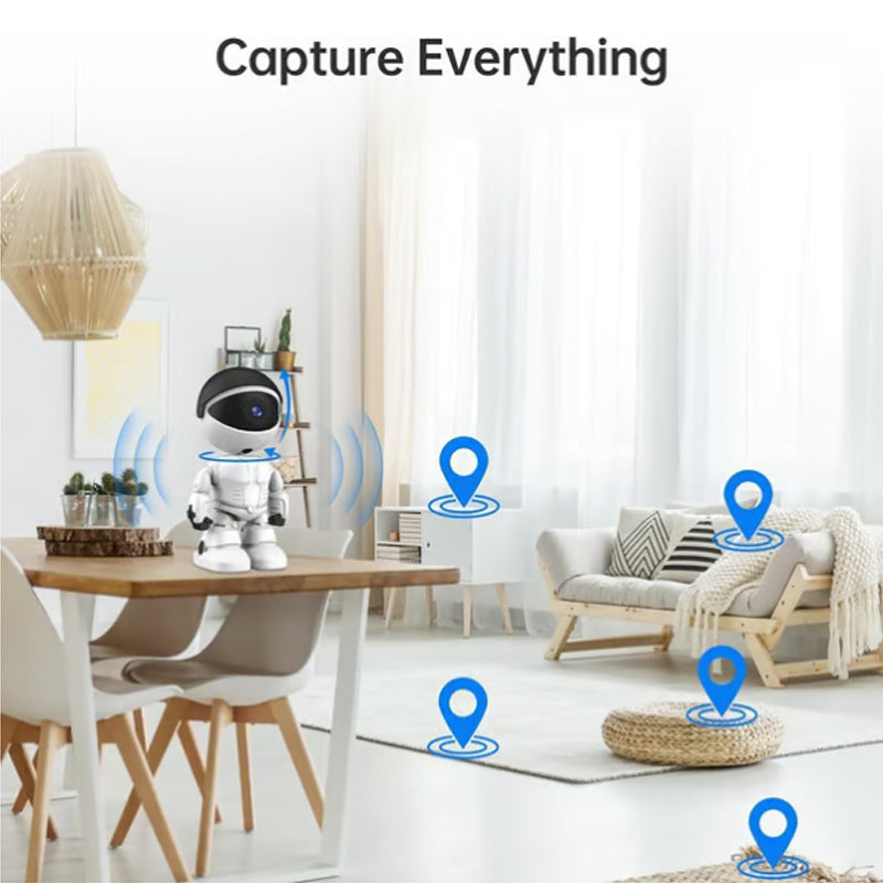 Visionix™ - Wireless Indoor Motion Detection Robot Camera