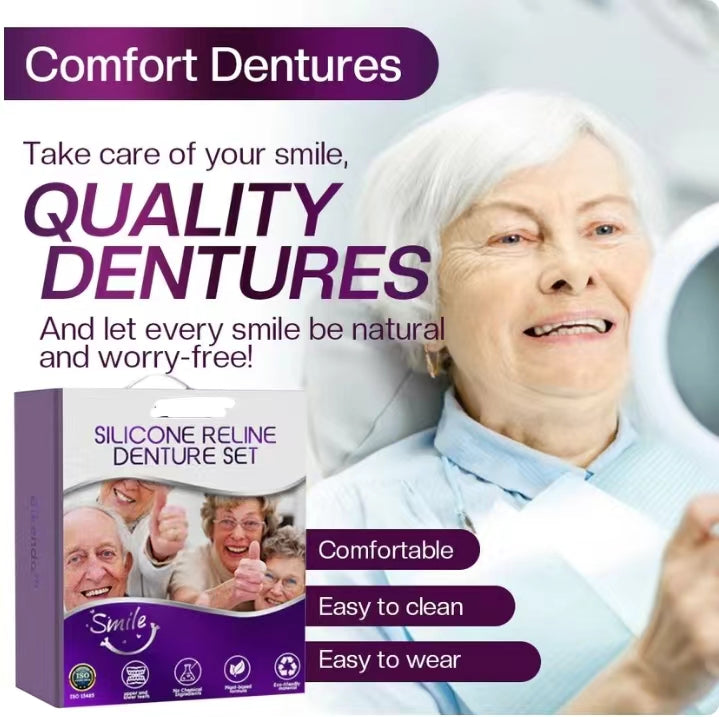 SmileFit™ - Silicone Retention Denture Set