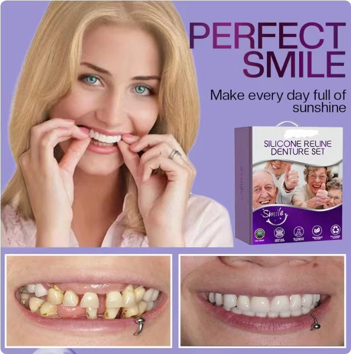SmileFit™ - Silicone Retention Denture Set
