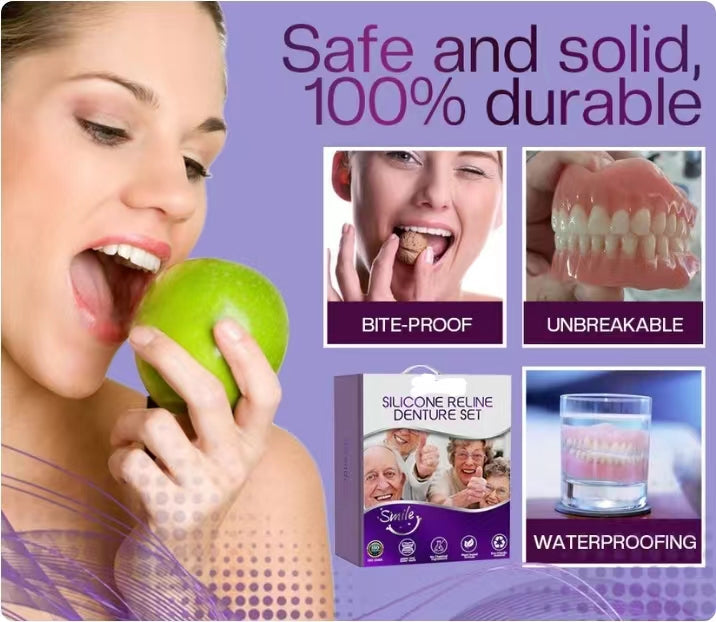 SmileFit™ - Silicone Retention Denture Set