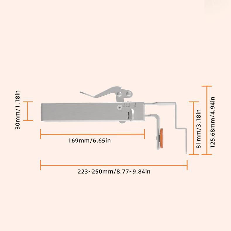 GripSure™ — Drawer quick locking for perfect, stress-free fit every time