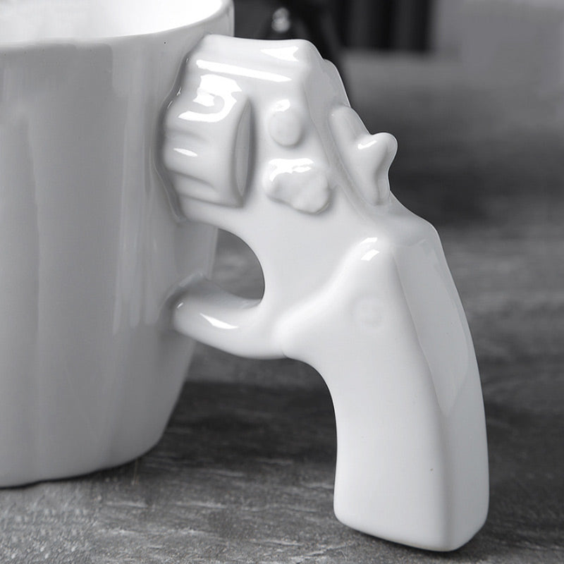 GunMug™ - Creative Novelty Coffee Mug with Revolver Handle