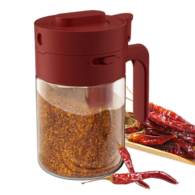 SpicePro™ – 2-in-1 Glass Spice Jars With Spoon
