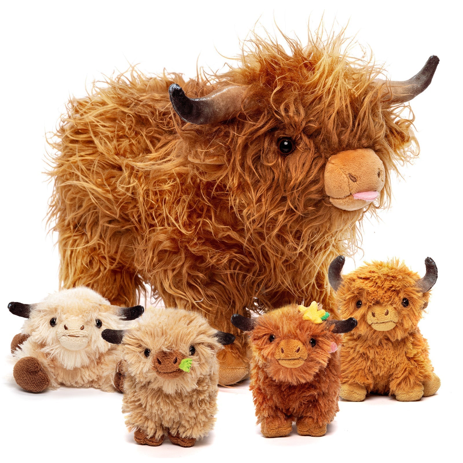 CuddleCoo™ – Realistic Highland Cow Design