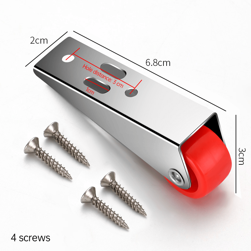1+1 FREE | SqueakSafe™ Swivel Door Roller with Long Bracket