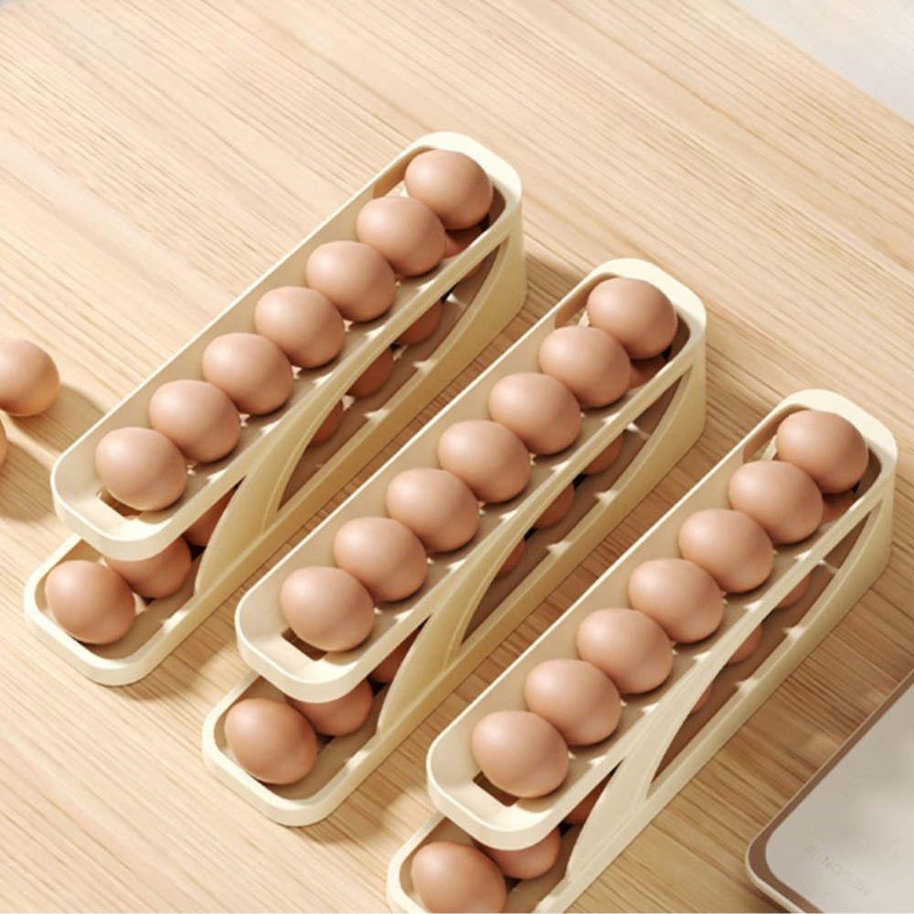 1+1 FREE | EggScroller™ Keeps Eggs Fresh and Your Refrigerator Organized Effortlessly
