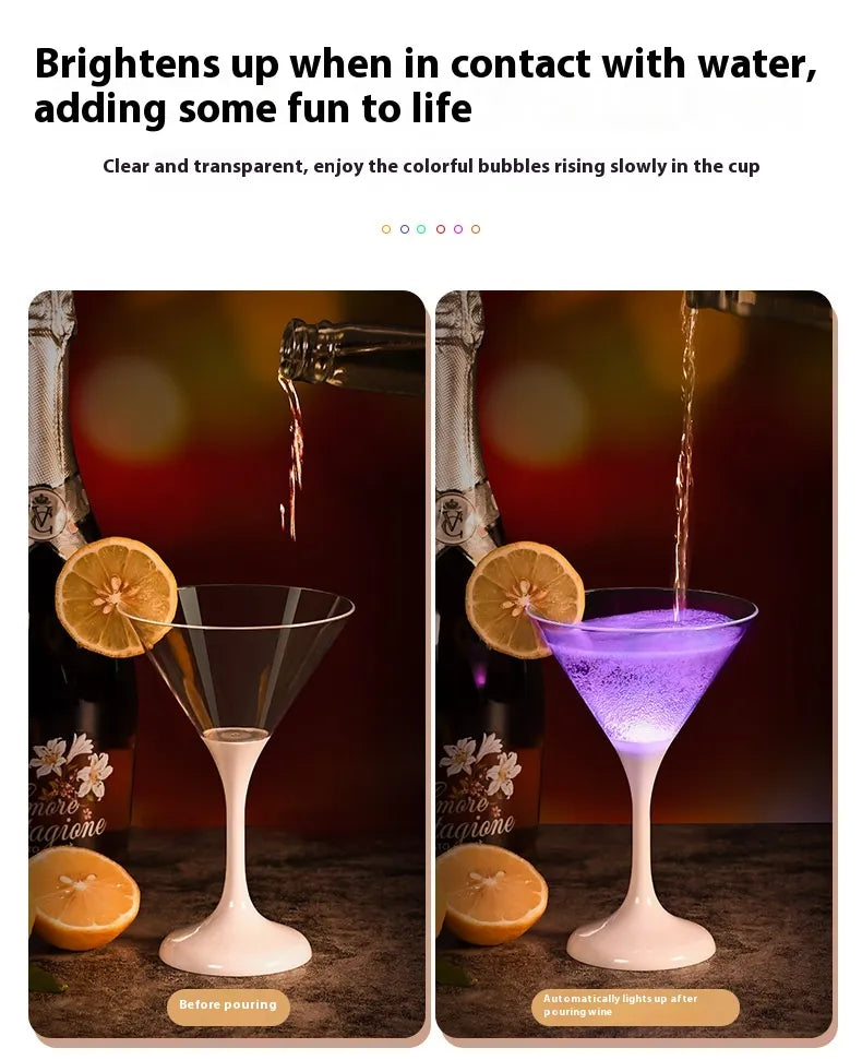 GlasGlo™ - LED Light Wine Glasses