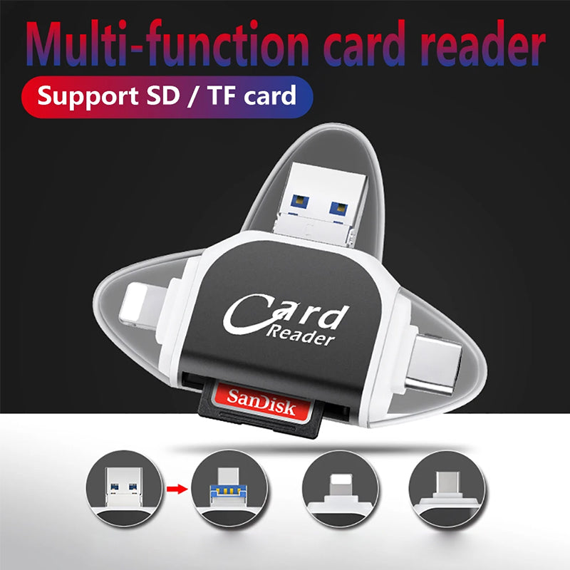 1+1 Free | MultiPort™ Fast and Universal All-in-One Card Reader