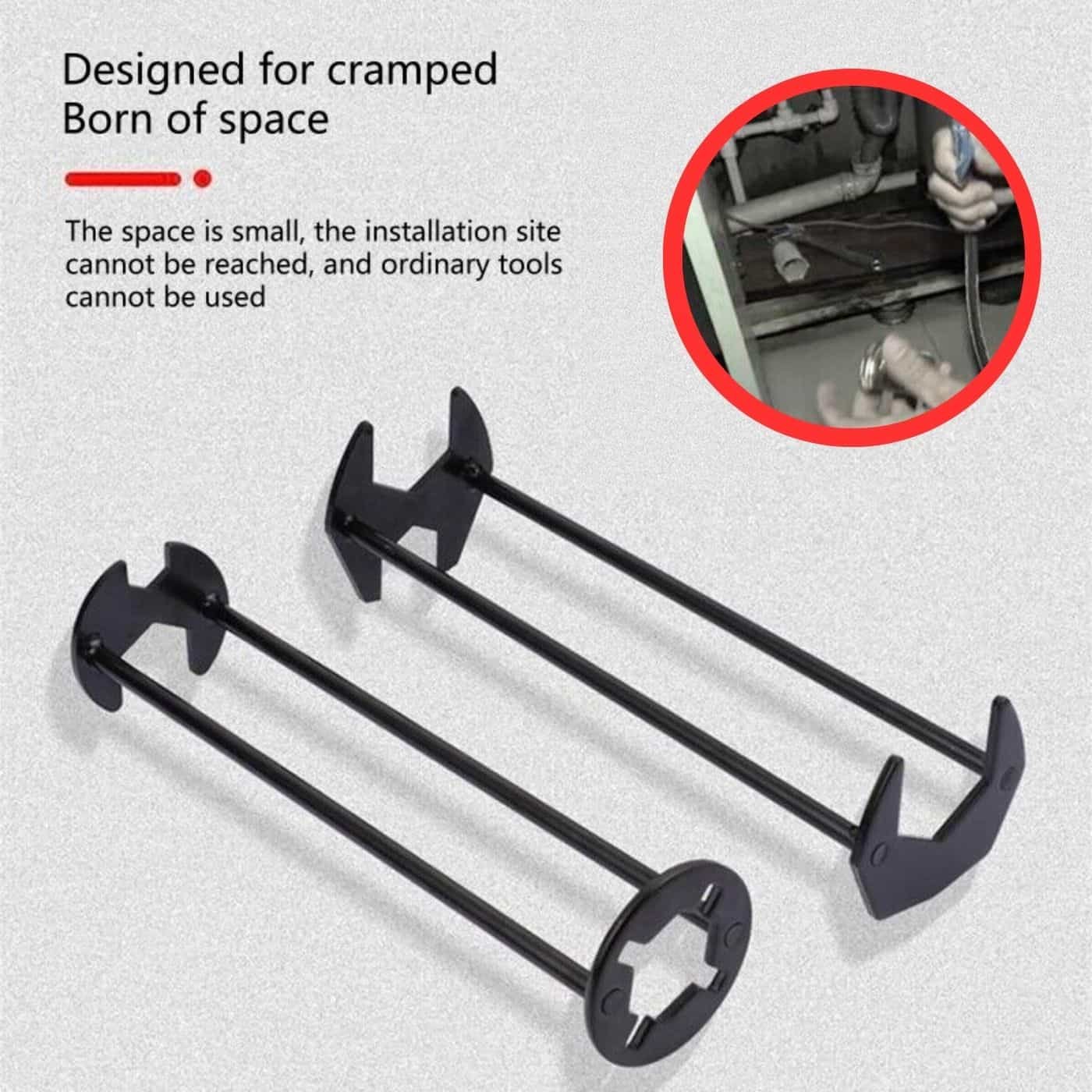 SinkMaster™ - Multi-Tasking Basin Wrench