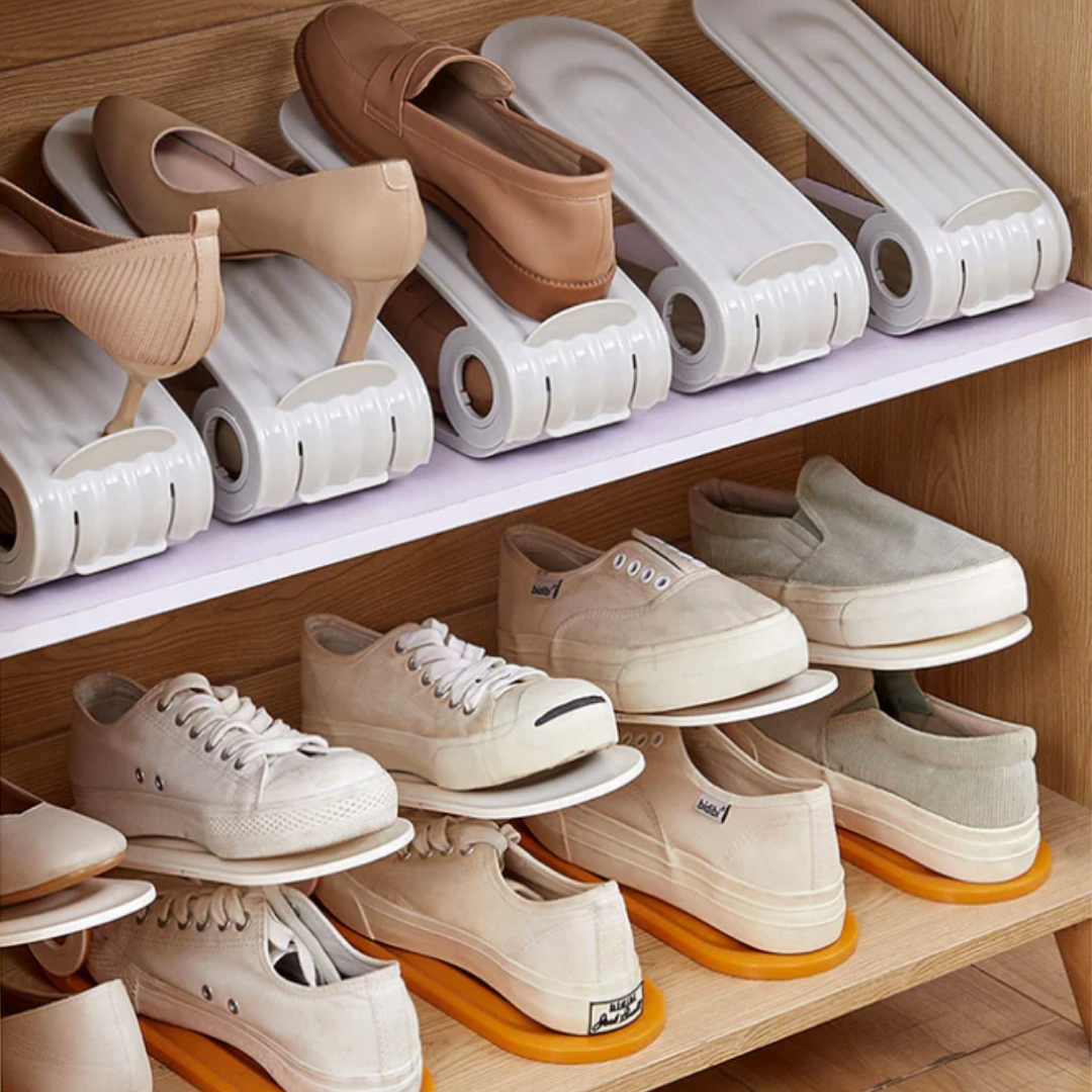 2+2 FREE | Stacker™ Double Layer Shoe Rack