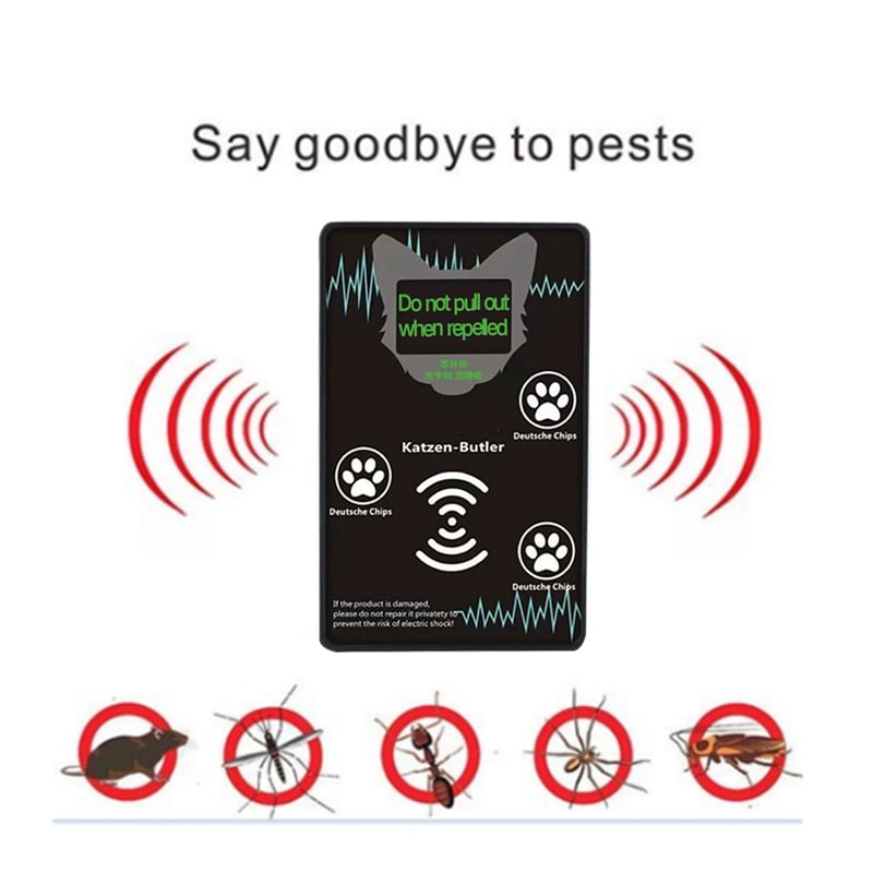 PestGuard™ - Ultrasonic Electronic Mouse and Pest Repeller