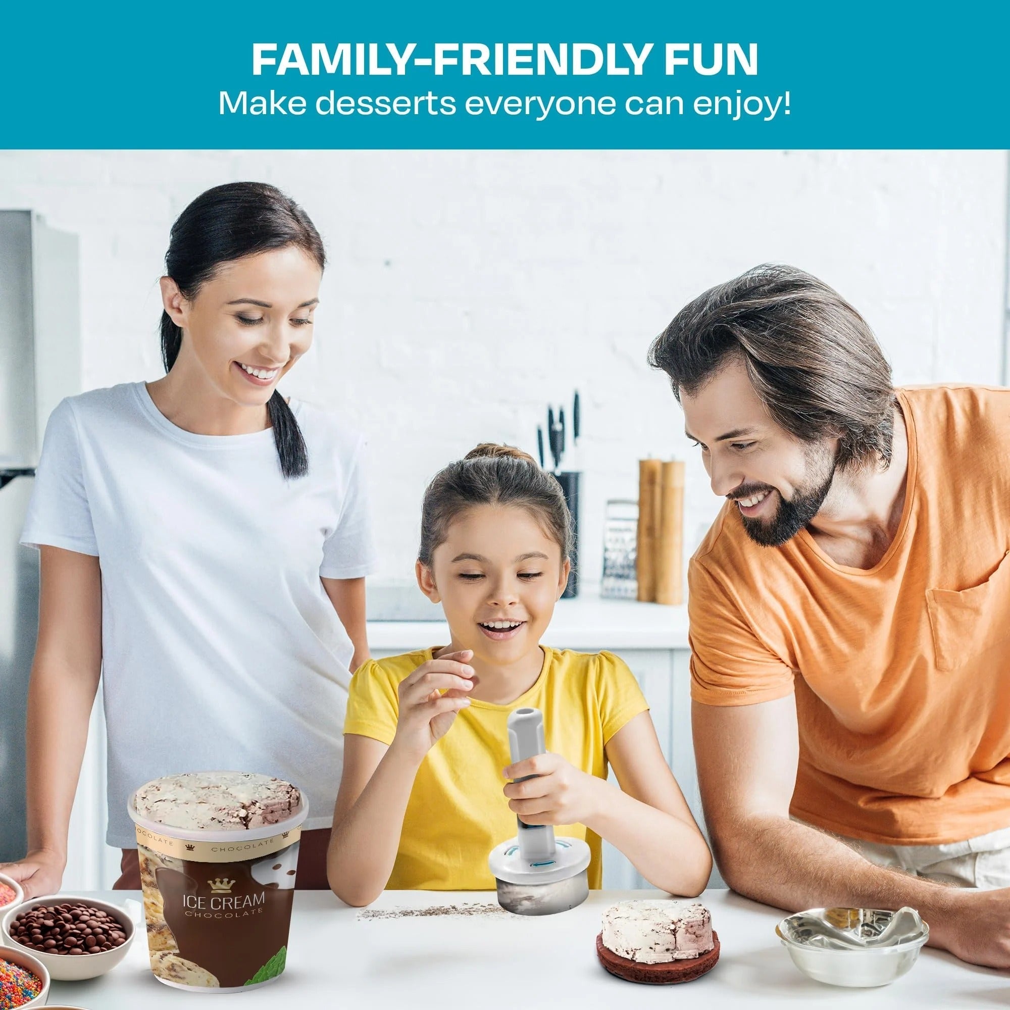 1+1 FREE | FrostServe Pro™ – Perfect Ice Sandwiches Ready Instantly, No Effort or Mess