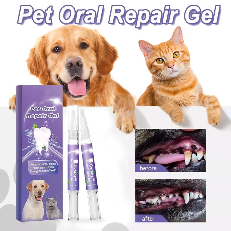 1+1 FREE | OralGlow™ - The ultimate solution for your pet's dental health and fresh breath!