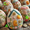 1+1 FREE | EggCraft™ Patchwork Felt Egg House DIY Kit