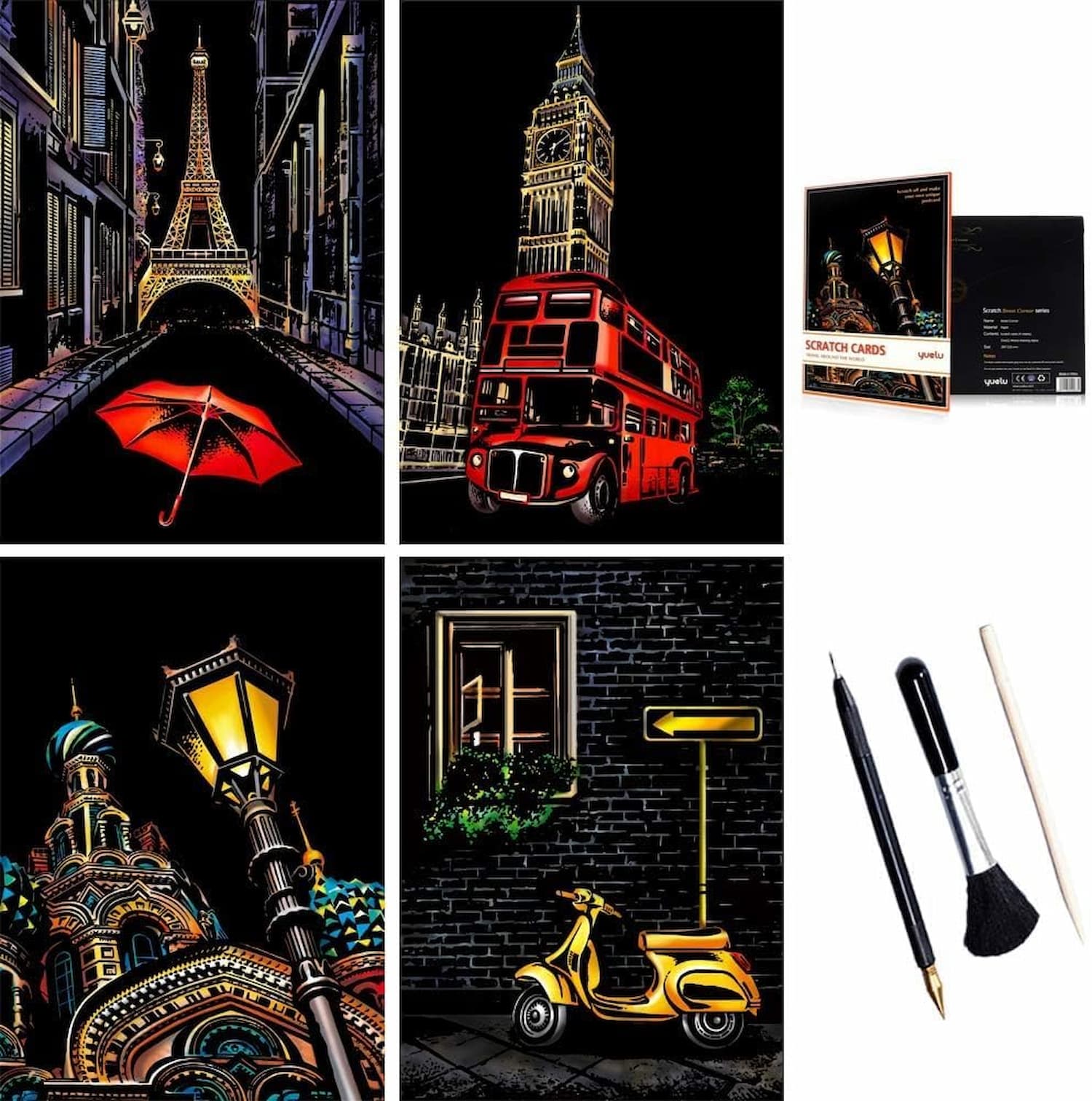 ScratchPainting™ – Discover your imagination with every colorful scratch