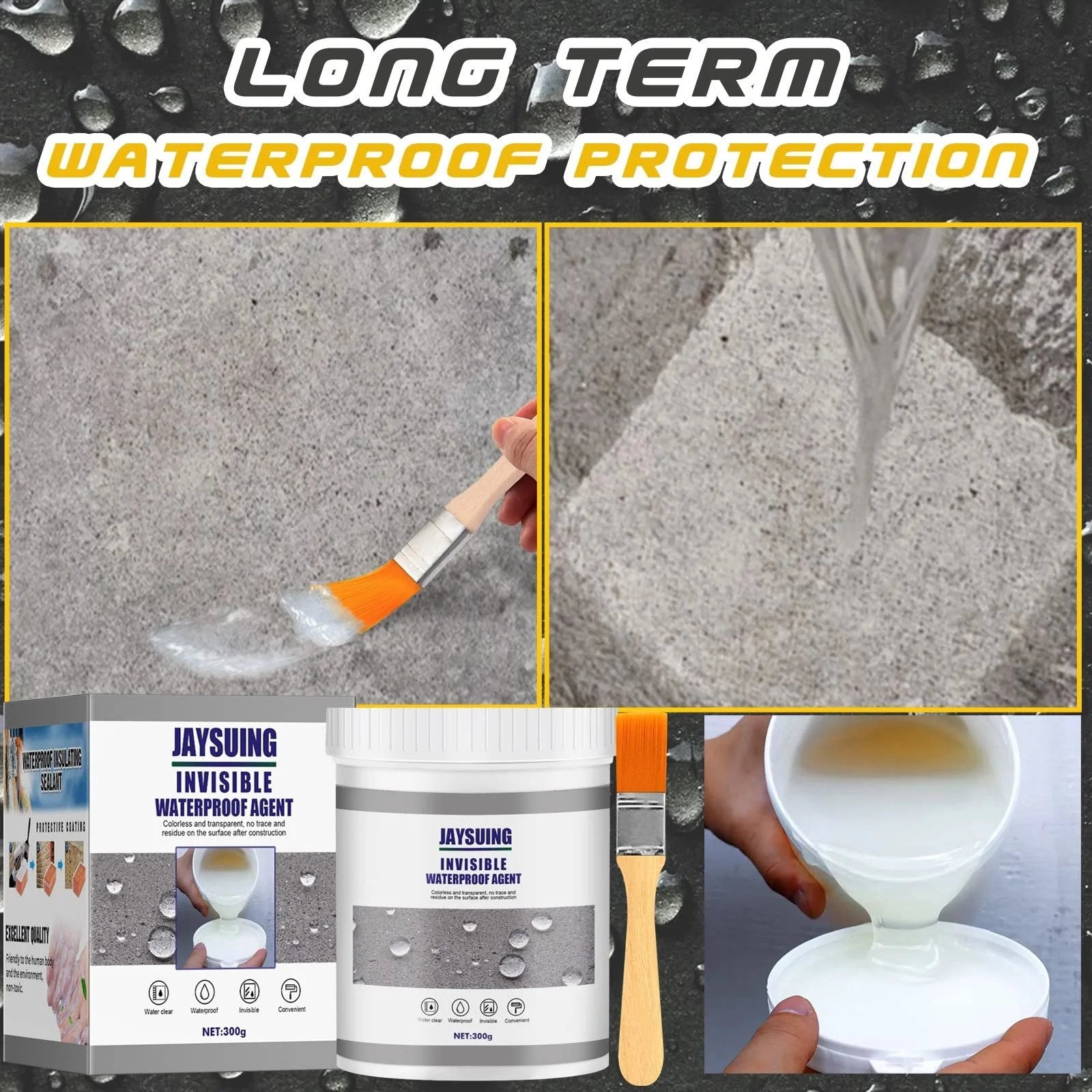 Anti-Leak Agent™ - Super strong, invisible, waterproof