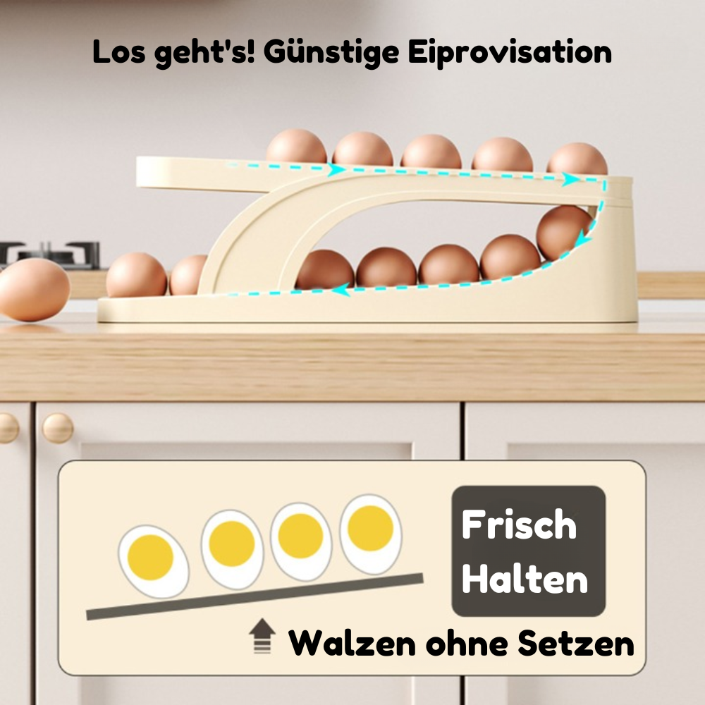 1+1 FREE | EggScroller™ Keeps Eggs Fresh and Your Refrigerator Organized Effortlessly